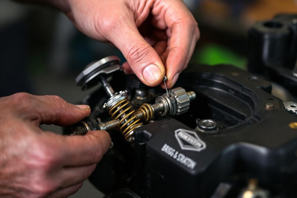 Comment monter un ressort de régulateur sur un moteur Briggs et Stratton