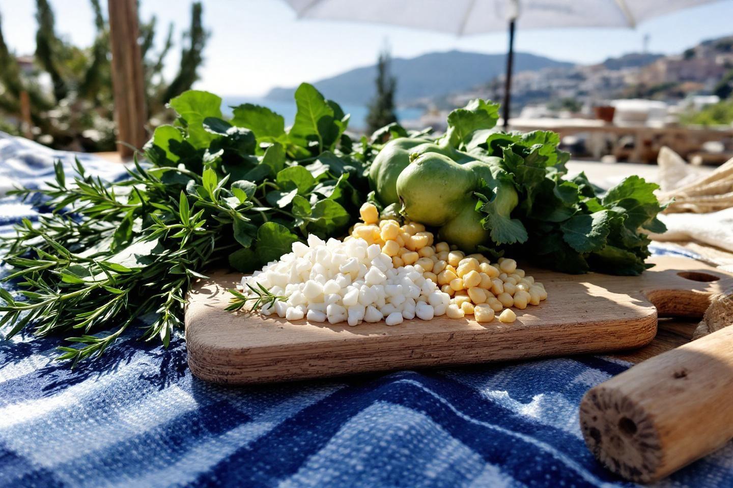 Recette traditionnelle de pain d'orge : délicieuse préparation crétoise