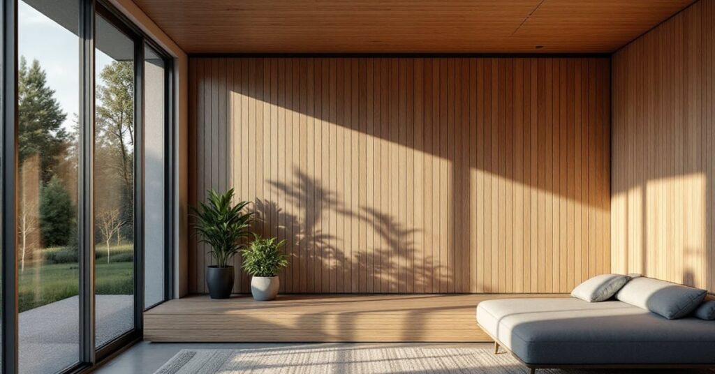 Isolation extérieure pour maison avec panneaux isolants posés sur façade résidentielle moderne