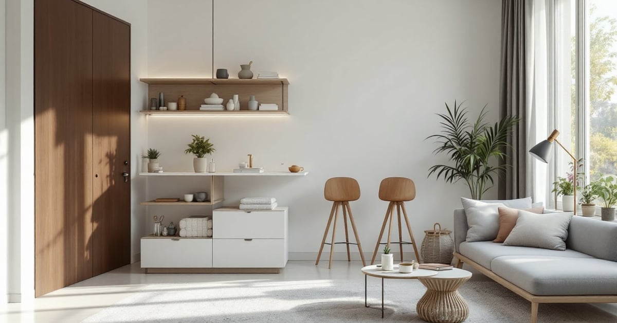 Rénovation appartement : ouvrier professionnel effectuant des travaux de rénovation dans un intérieur moderne